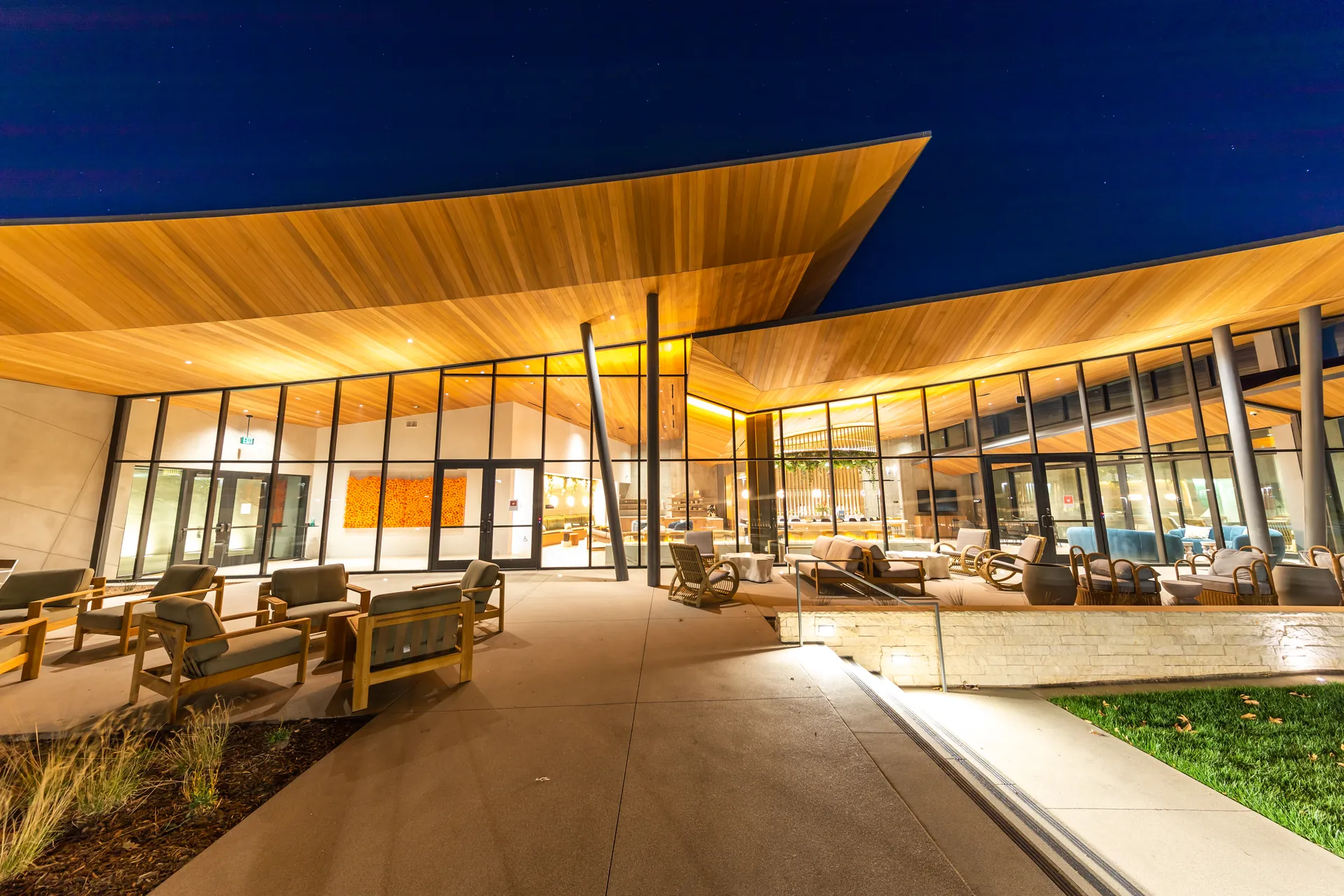 Architectural photograph from the confluence park santa clarita project