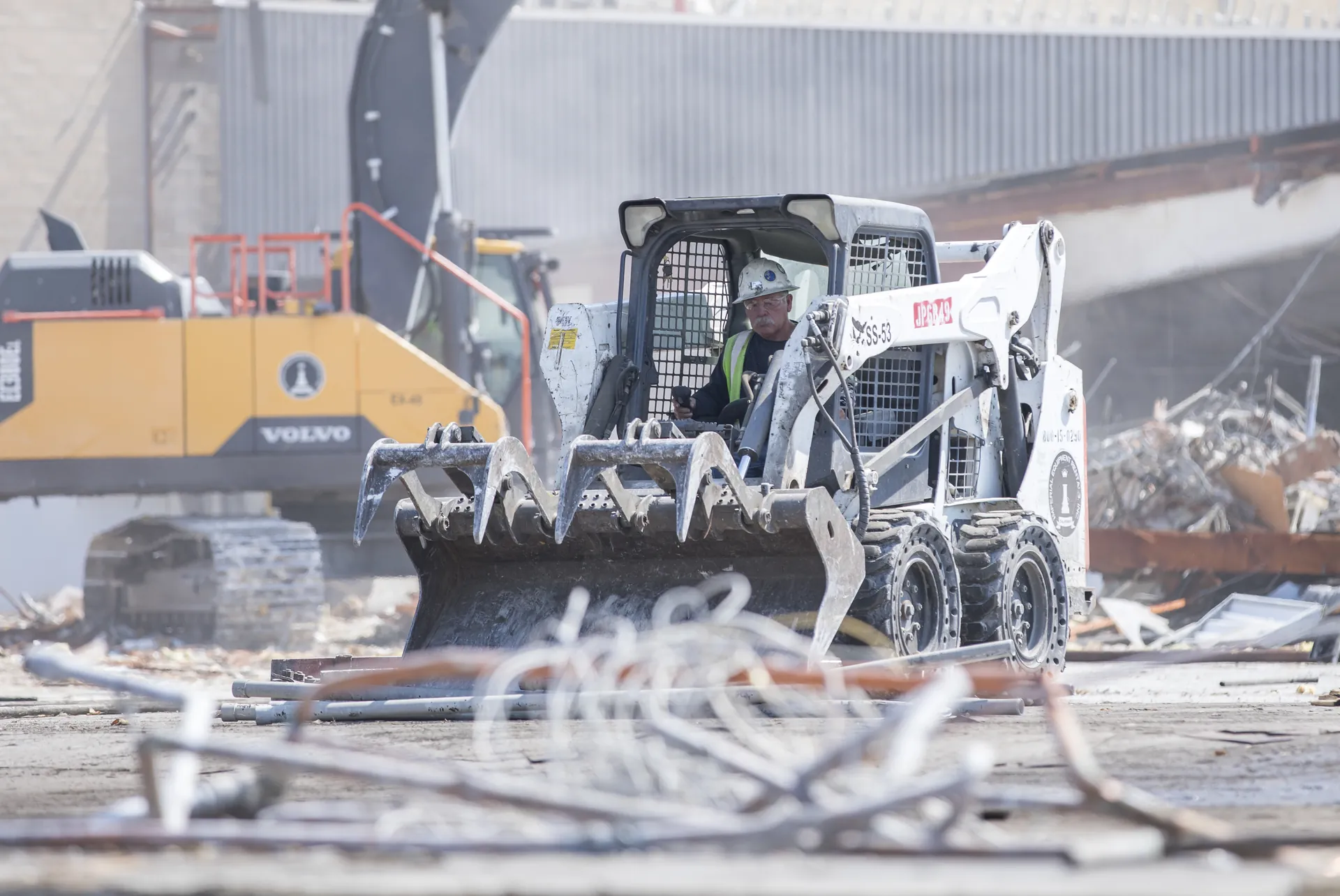 Construction progress photograph from the construction progress los angeles project